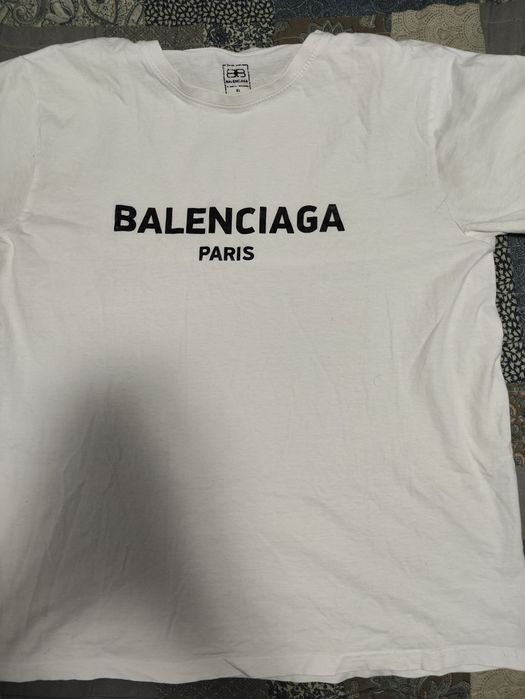 Tricou Balenciaga alb