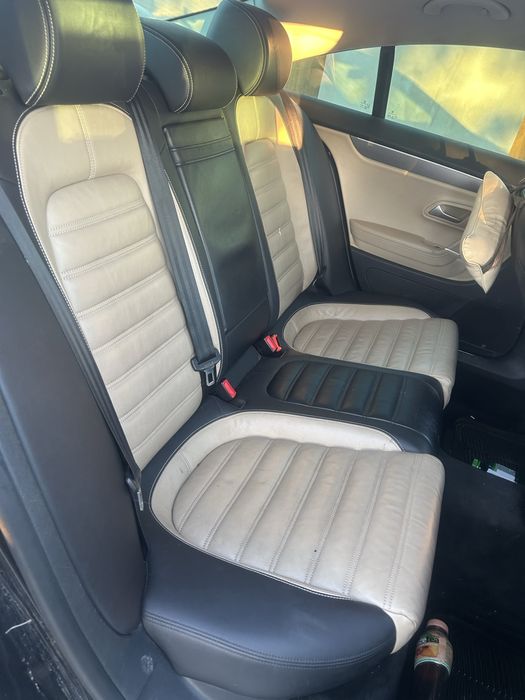 Interior piele incalzire bej Bi color Passat Cc B6 B7