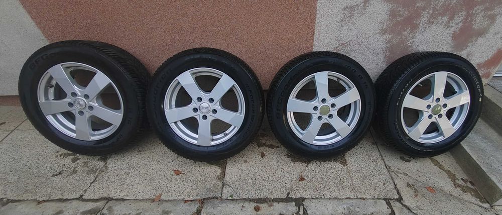 Jante aliaj R16 DEZENT + anvelope iarna 215/60 R16 BFGoodrich