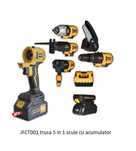 Autofiletanta multifunctionala JFCT001 trusa 5in1 scule cu acumulator