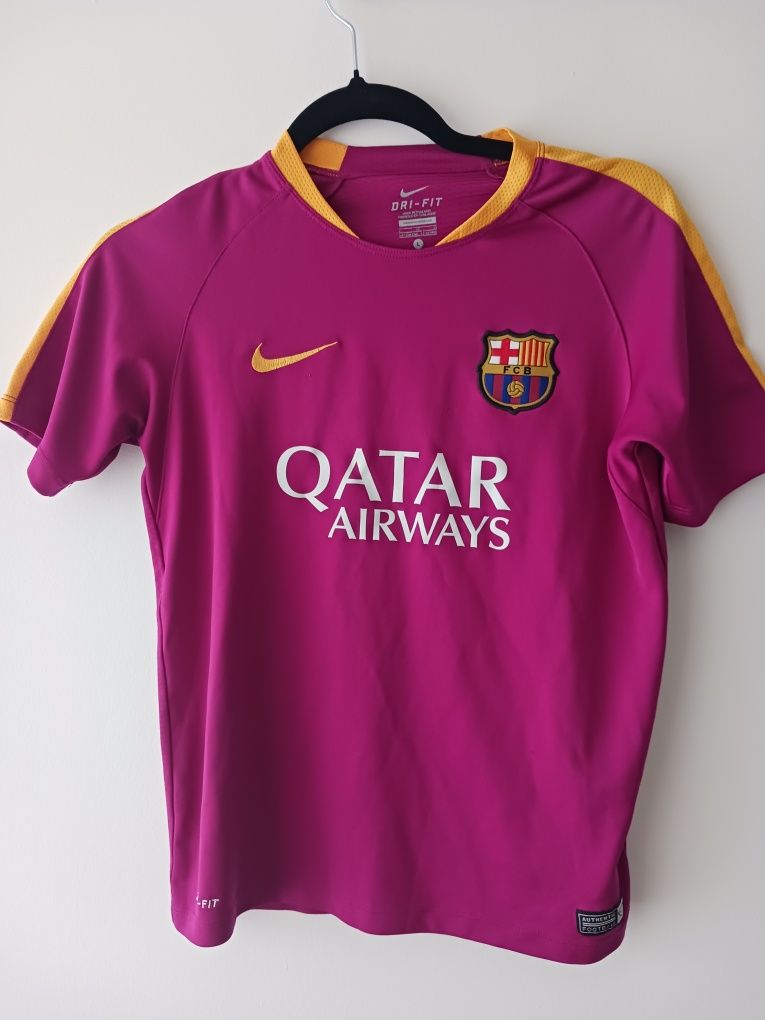Детска футболна тениска Nike Barcelona