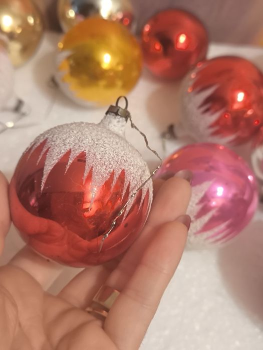 Lot globulețe vechi din sticla