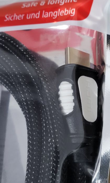 Cablu Hama HDMI Ethernet 3m, 4K, viteza mare, conectori auriti, nou