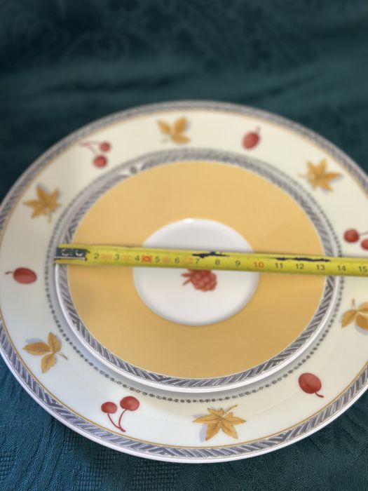 Сервиз за кафе Rosenthal/Розентал с десертни чинии и захарница
