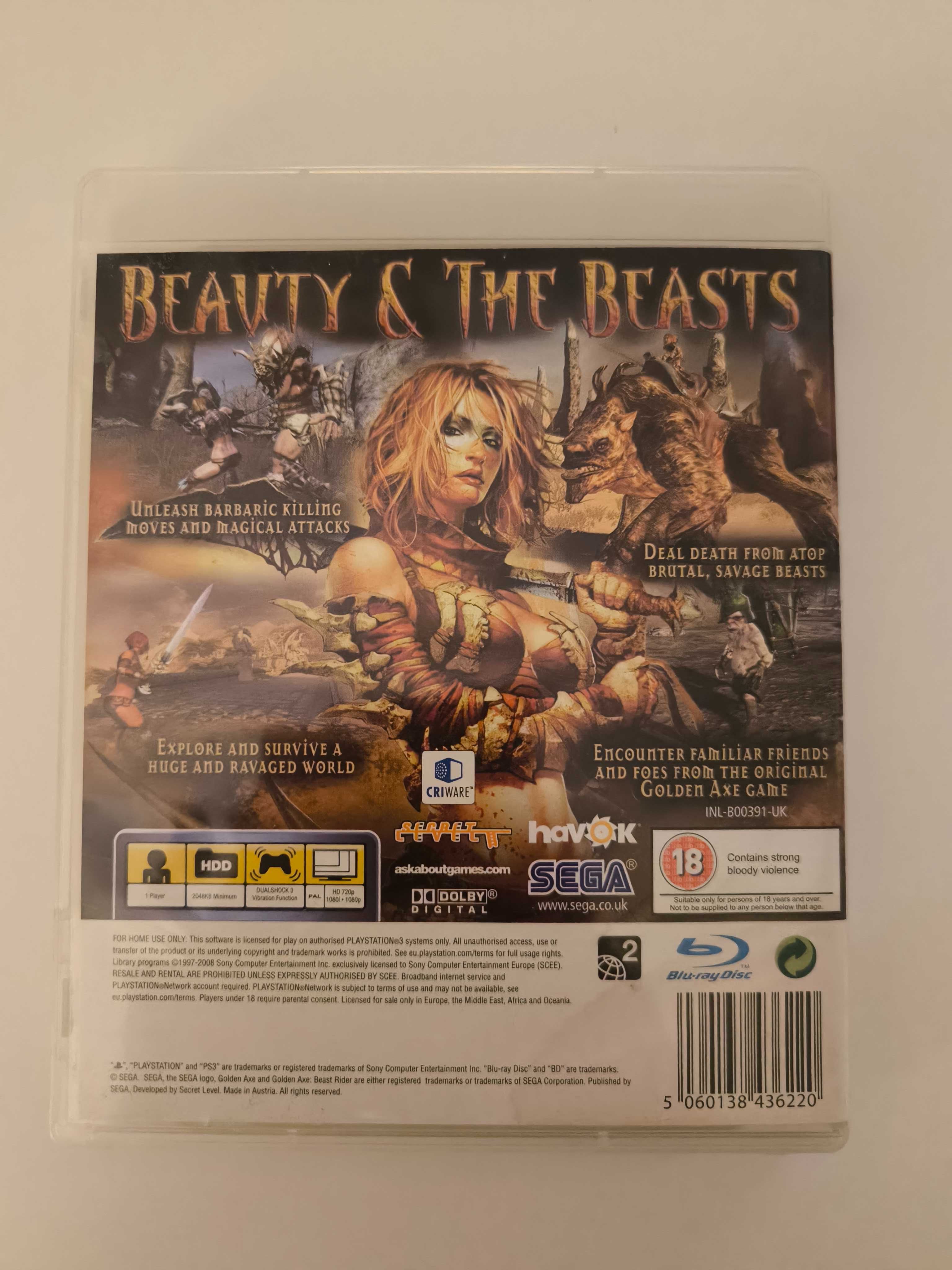 Golden Axe Beast Rider 45лв.  Игра за Ps3, Playstation 3