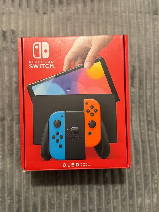 Nintendo Switch OLED 2025 Joy-Con Neon Red/Neon Blue