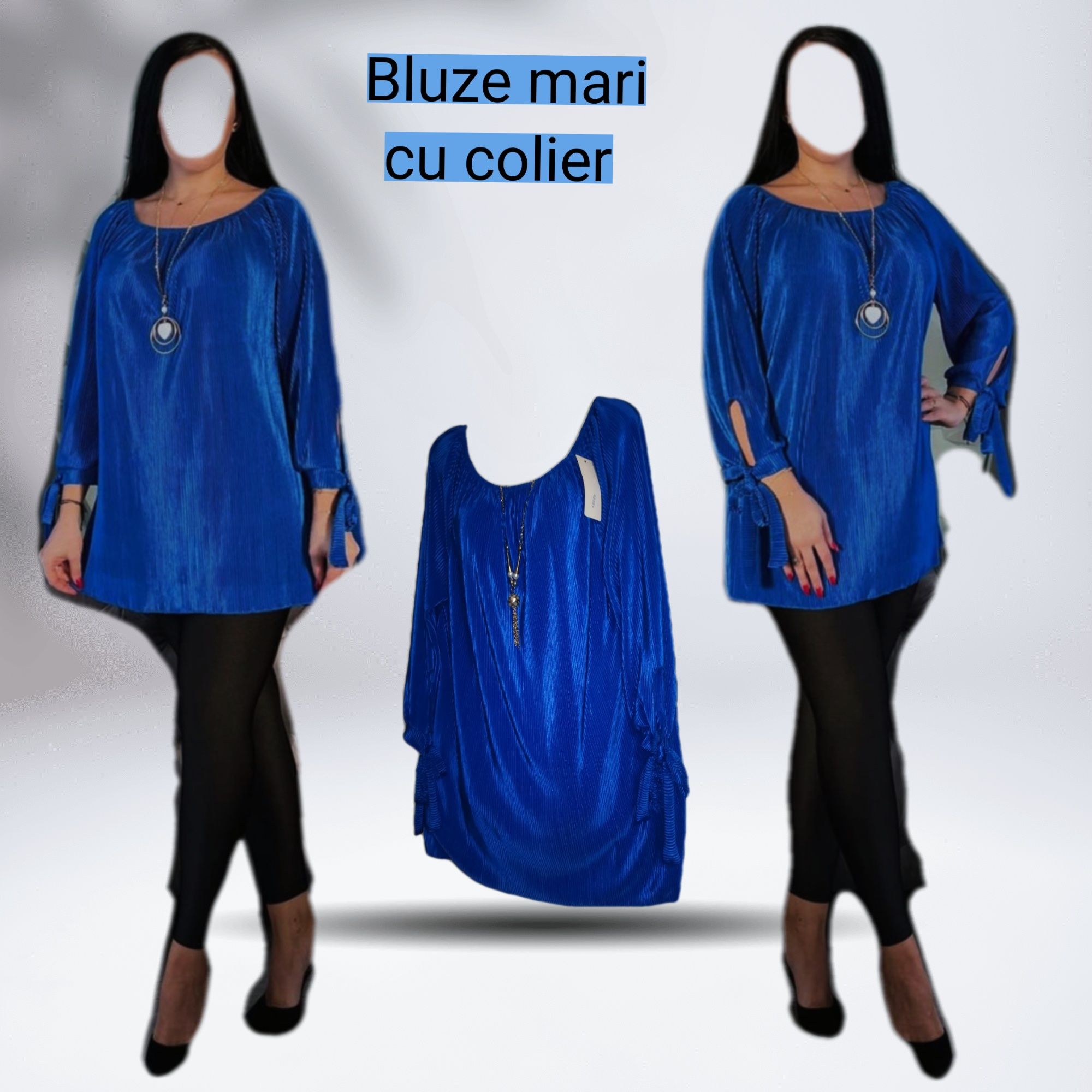 Bluze elegante cu lănțișor mărimi mari