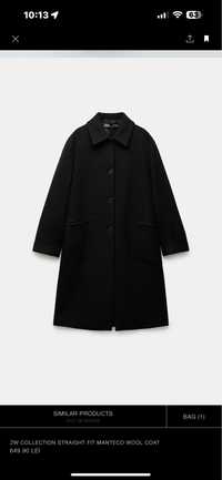 Palton din lână Zara Woman Collection NOU, masura  S