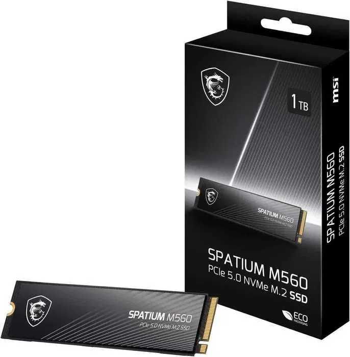 SSD MSI SPATIUM M560 PCIe 5.0 NVMe M.2 емкостью 1 ТБ