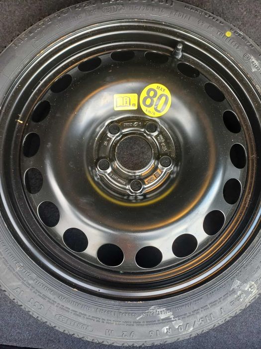 Roată de rezerva slim T115/70 R 16 cu chit