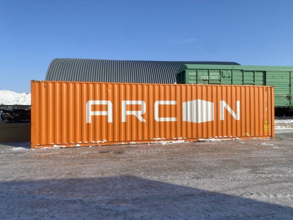 Контейнер 40 футовый МОРСКОЙ 2,9 высотой HQ Прям в Наличии в КАРАГАНДЕ