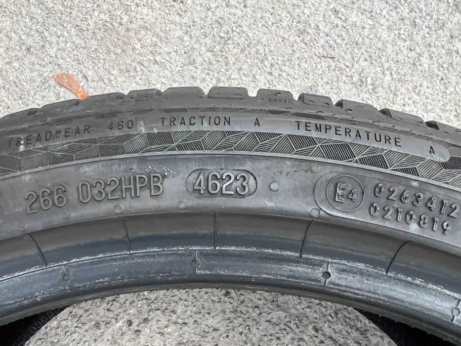 Продавам 4бр. летни гуми Continental UltraContact 225/40/18 XL DOT4623