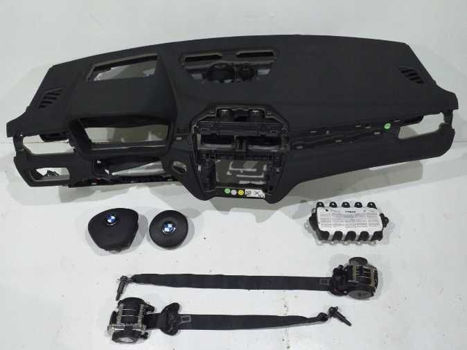 BMW X2 F39 kit airbag - plansa de bord - set centuri de siguranta