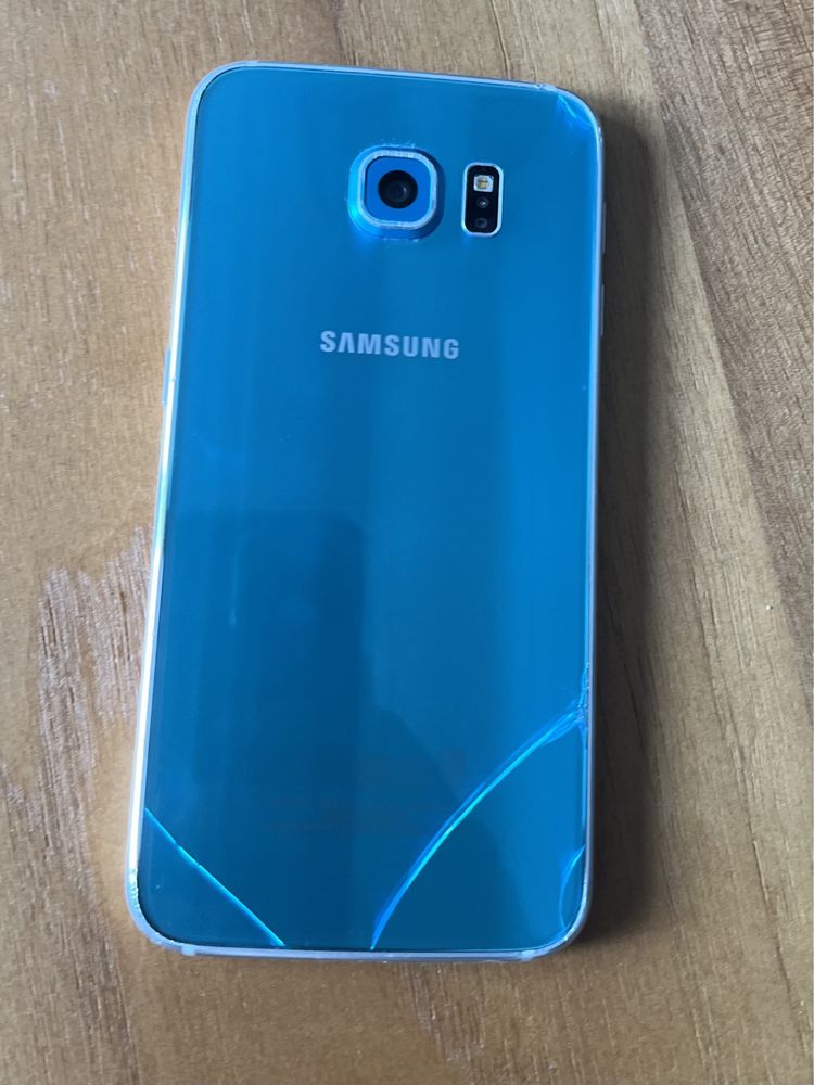 Samsung s6 blue самсунг с6