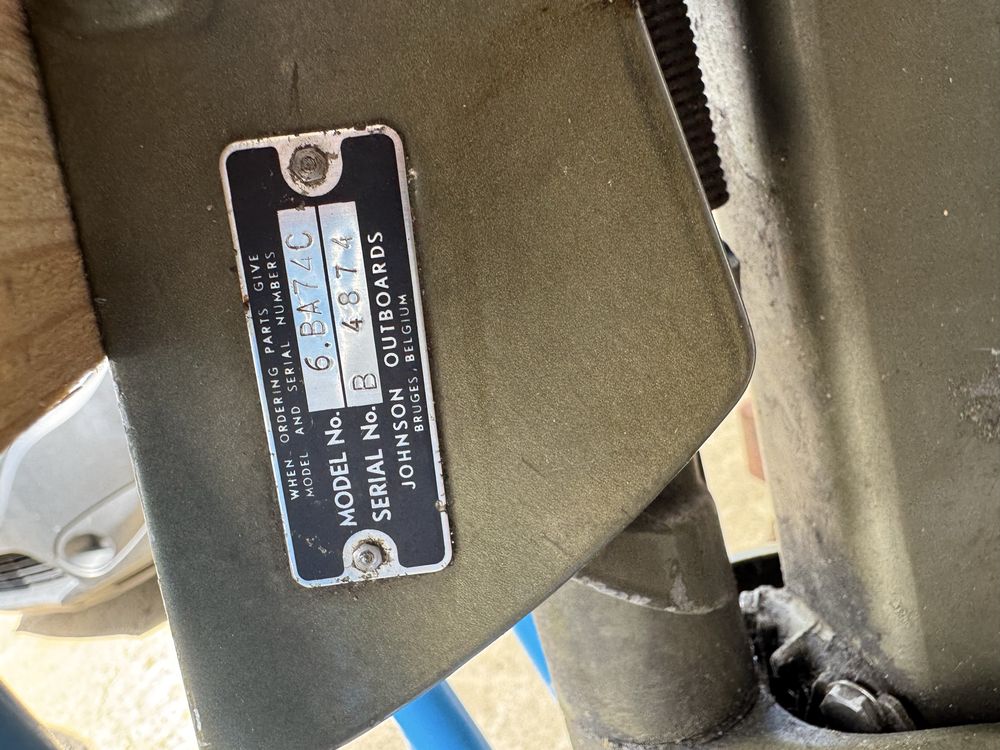 Motor johnson 6cp
