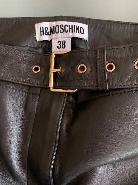 Кожен панталон - H&MOSCHINO