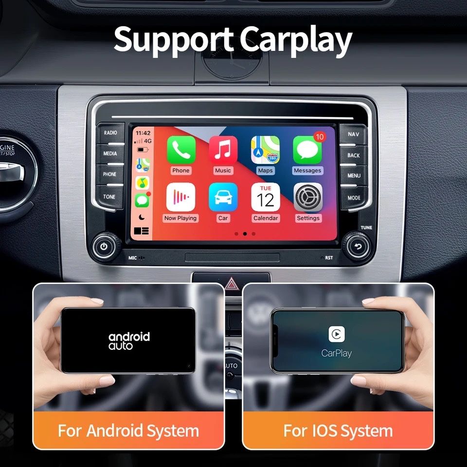 ПРОМО Мултимедия 4 GB Android 12 VW GOLF 5 6 Transporter