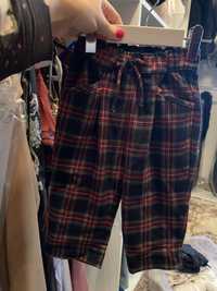 Pantaloni bebelusi  zara 12-18 luni si vesta blanita cadou