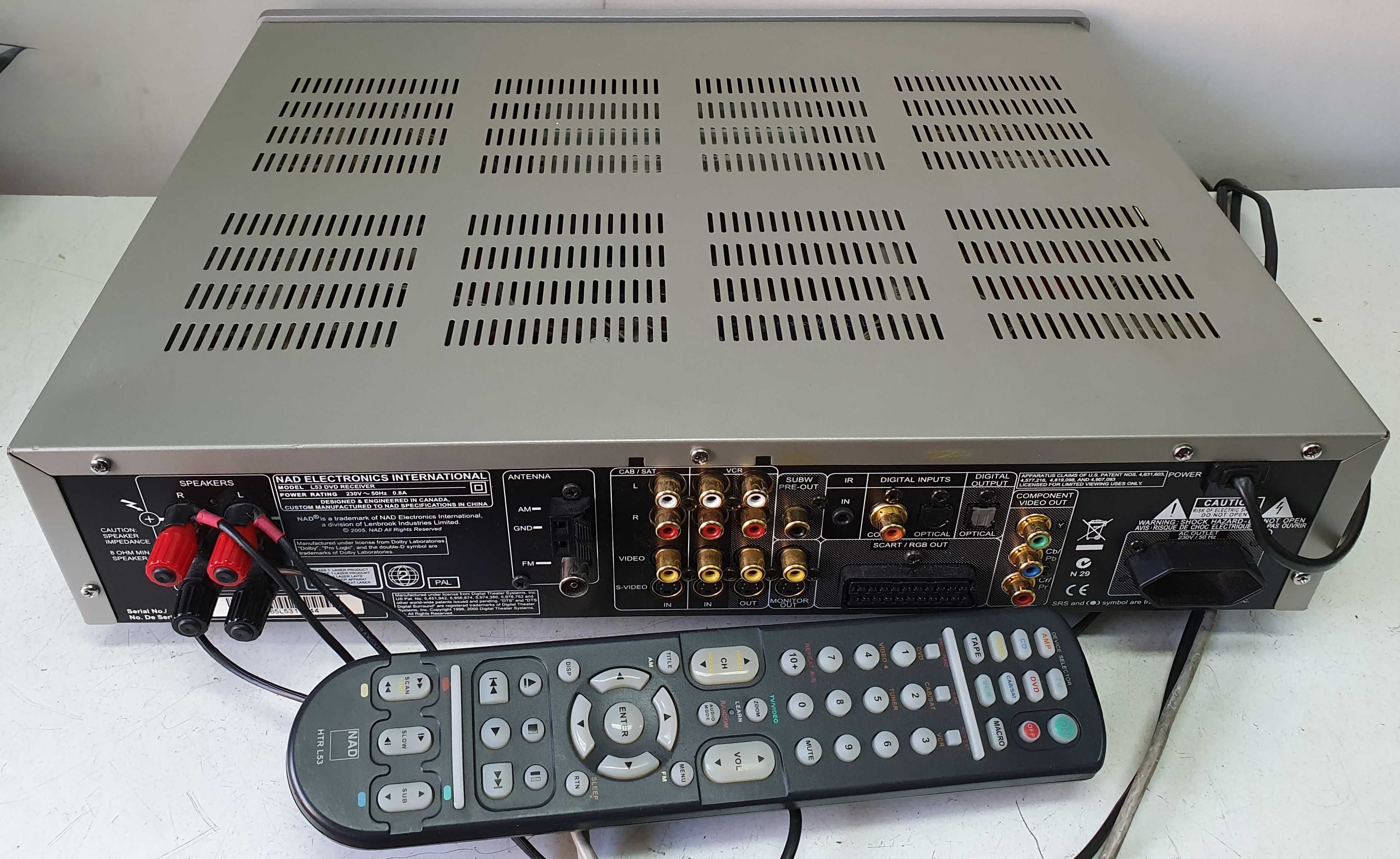 NAD L 53 muzica stereo amplif cu CD DVD filme muzica