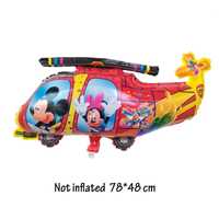 Baloane elicopter Minnie si Mickey Mouse - 78 × 48 cm - 10 lei