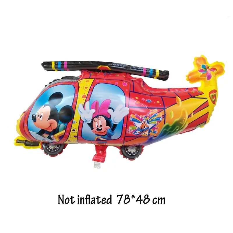 Baloane elicopter Minnie si Mickey Mouse - 78 × 48 cm - 10 lei