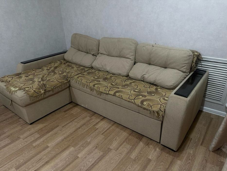 Продам диван с креслом б/у