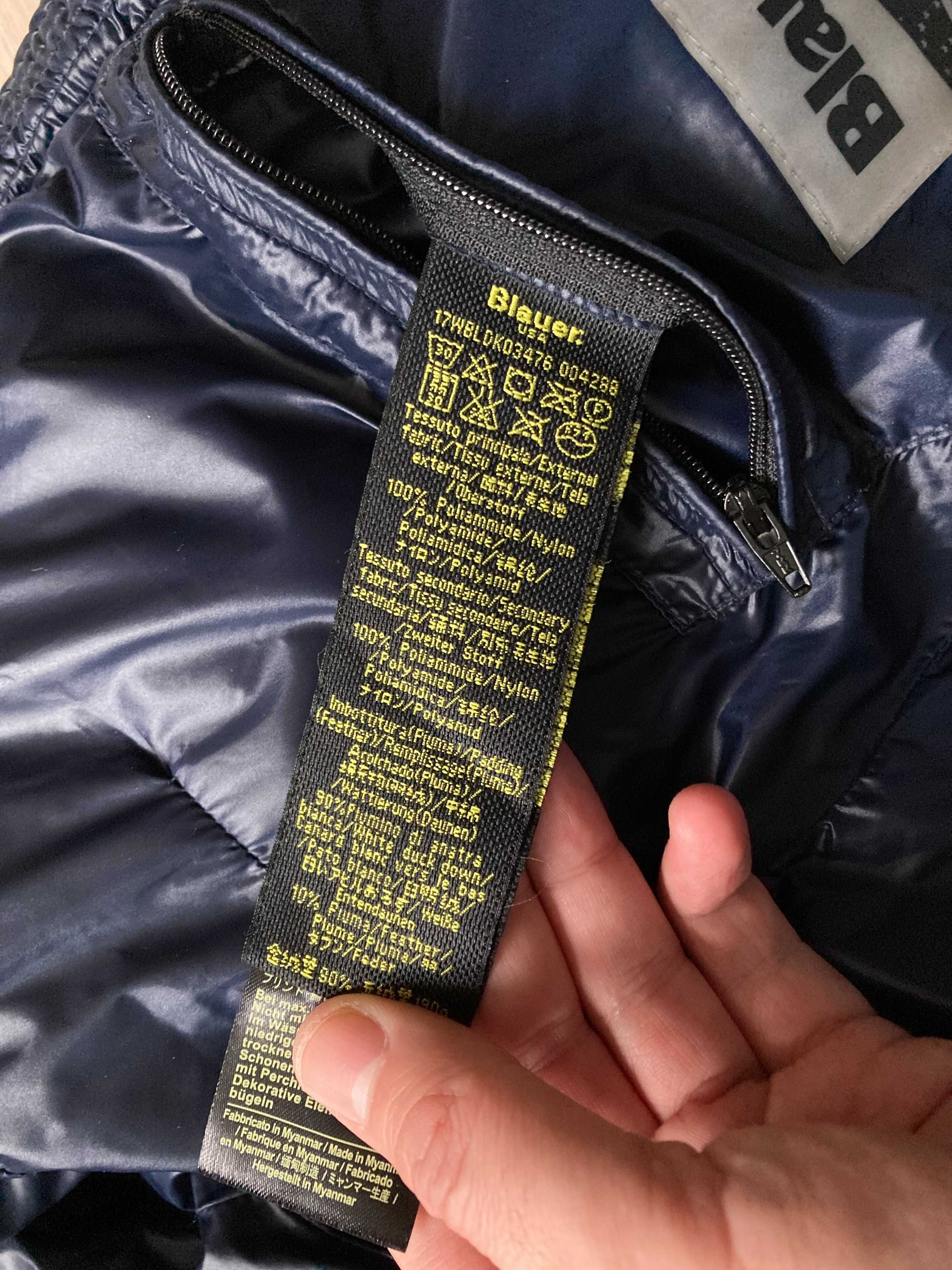 Blauer Down jacket женско дълго зимно пухено яке с гъши пух размер S