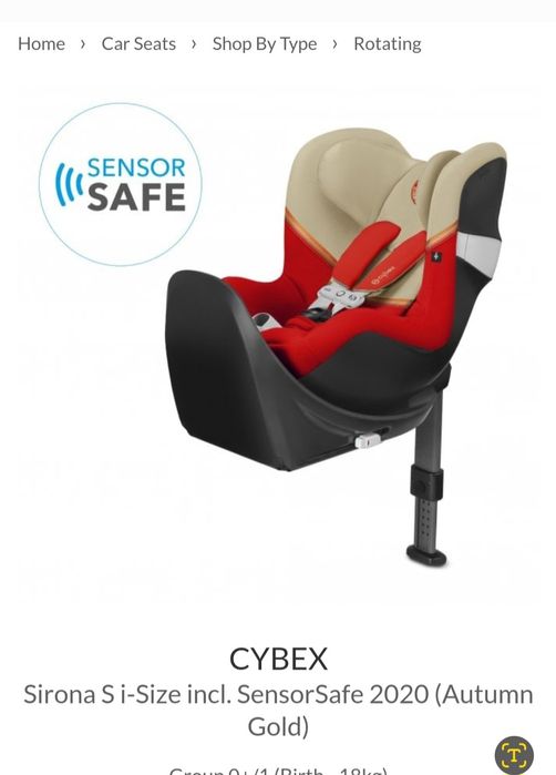 Scaun cybex sirona s i-size cu sensorsafe