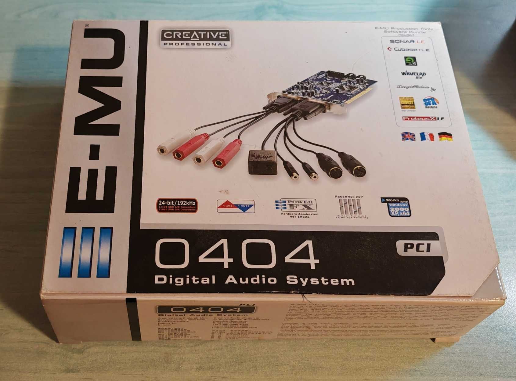 Placa audio studio - Creative EMU 0404 PCI (second hand)