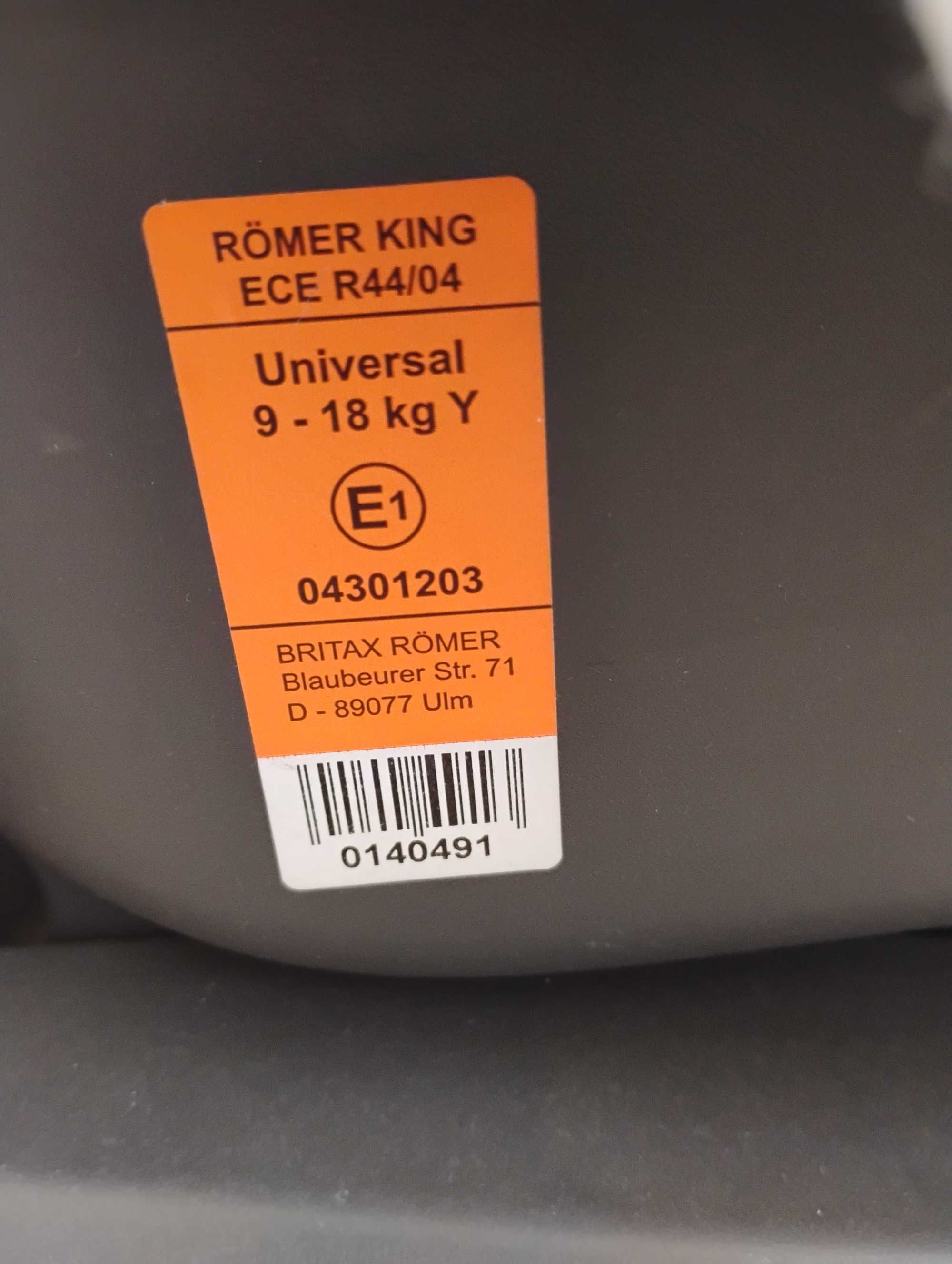 Детско столче Britax Romer King 9-18 кг.