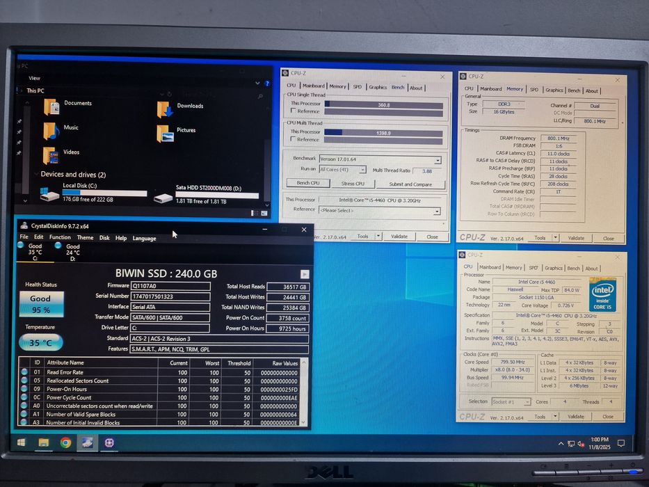 Calculator office/light gaming i5 4460