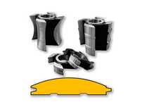 Set Freze Lambriu Semirotund Imitatie Bustean 90 mm