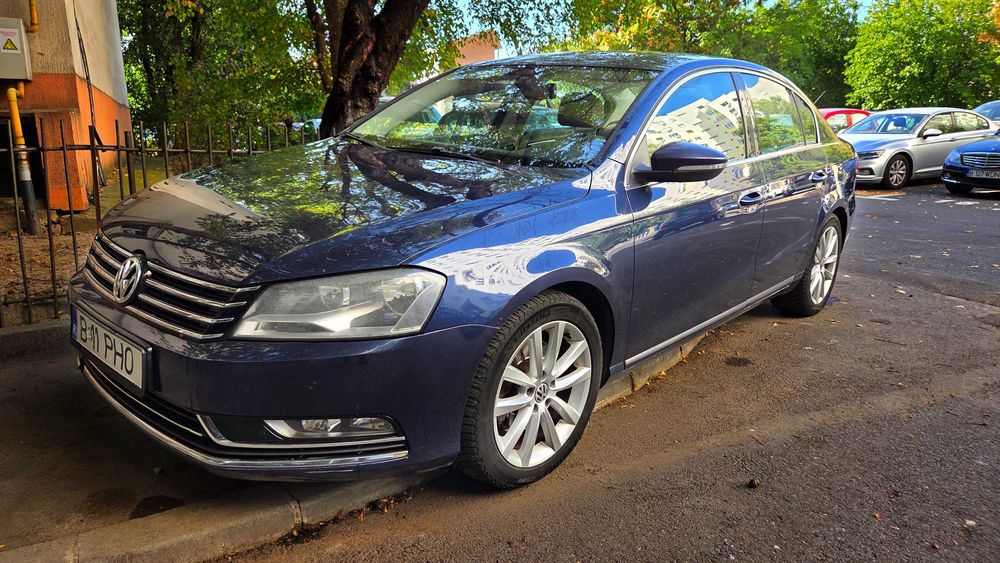 VW Passat B7, DSG, 140 CP, piele crem