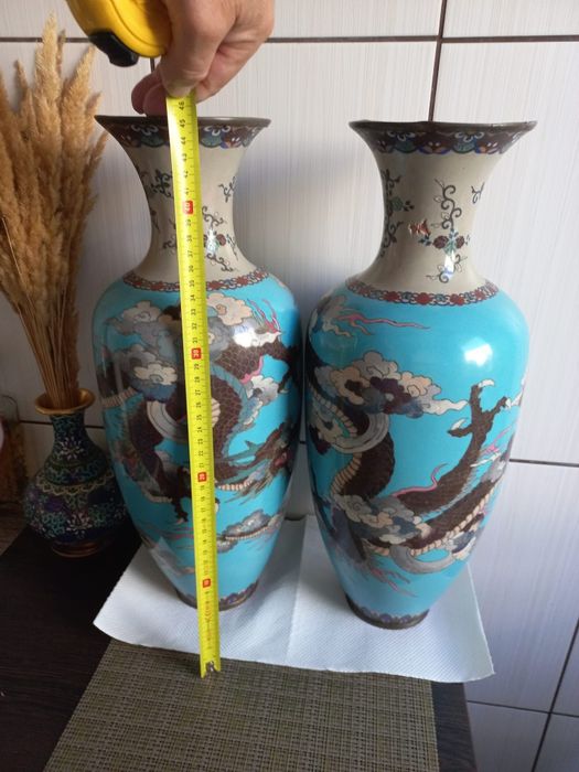 Vaze cloisonn Japan perioada Meiji