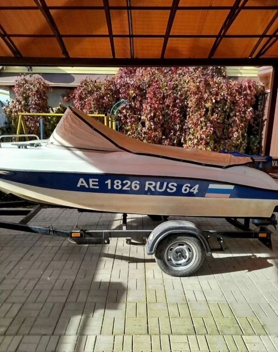Продаётся катер с мотором Yamaha 55 2 такта