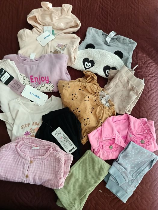 Лот за момиче р. 9-12м.80