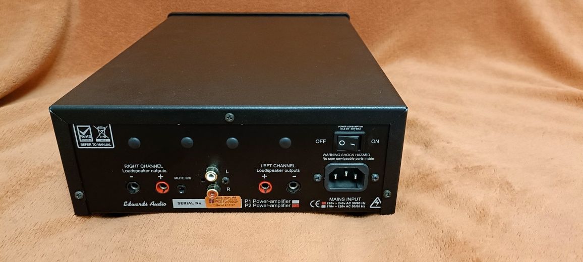 Amplificator de putere (stereo) power amp Edwards Audio P2 made in UK