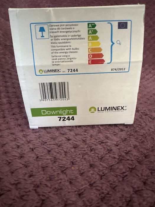 Plafonieră DOWNLIGHT SQUARE 1x60W E27, alb