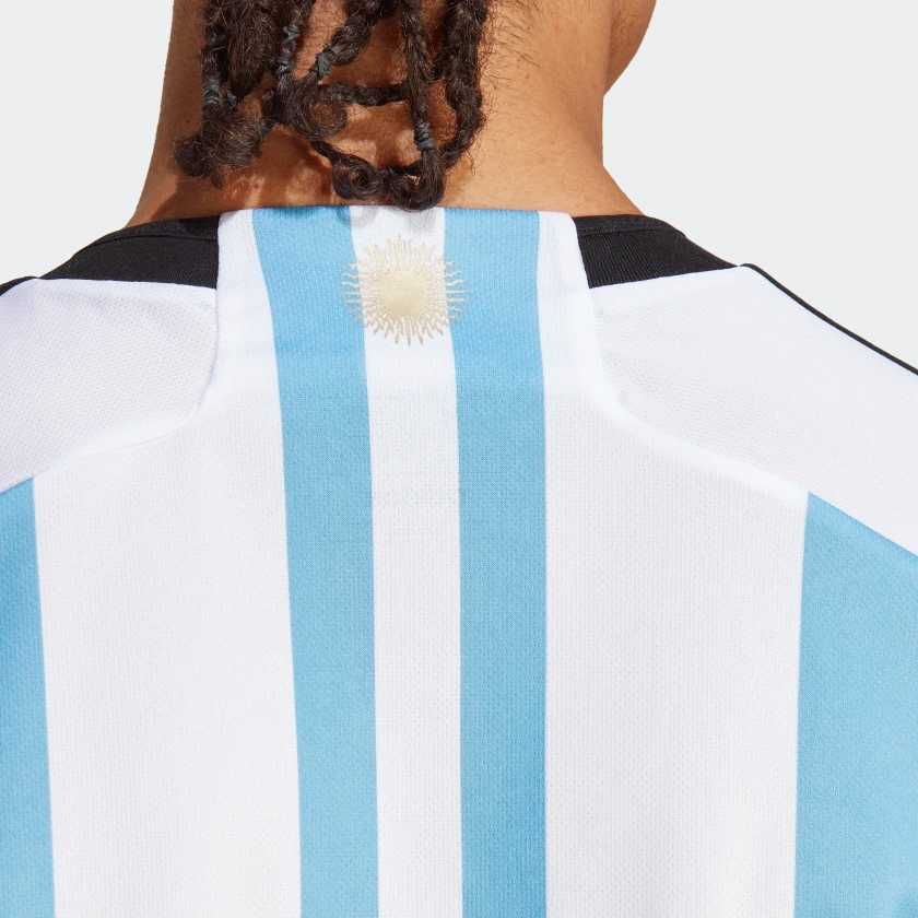 тениска джърси - Argentina 3 star 2023 winners jersey men Adidas Messi