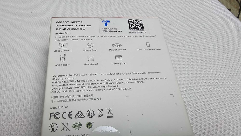 OBSBOT Meet 2 4k Nou!