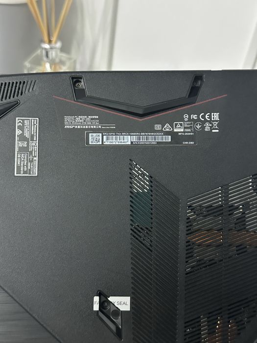 Laptop gaming msi gf63 thin 9rcx