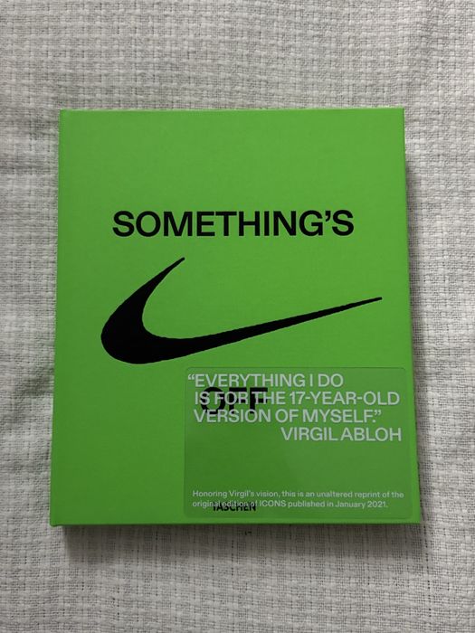 Nike somethings off taschen virgil abloh