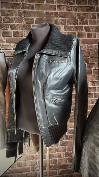 Винтажная куртка из натуральной кожи