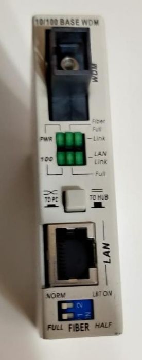 CTC Ethernet fiber optic media converter cu alimentator
