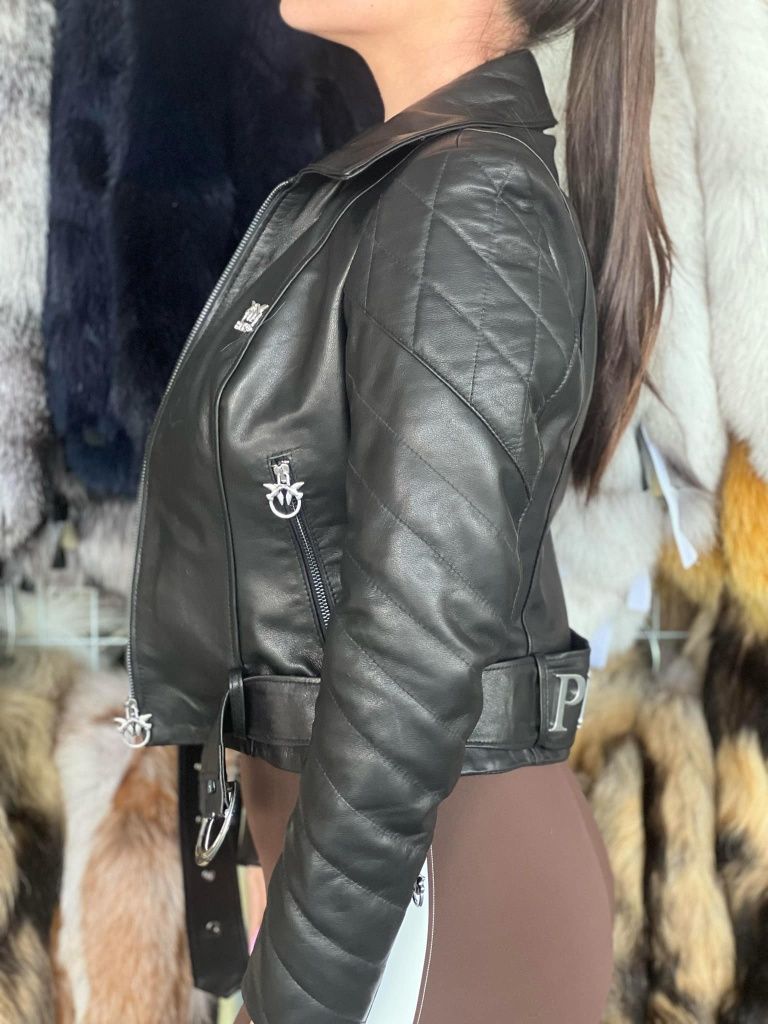 Естествена кожа яке Pinko