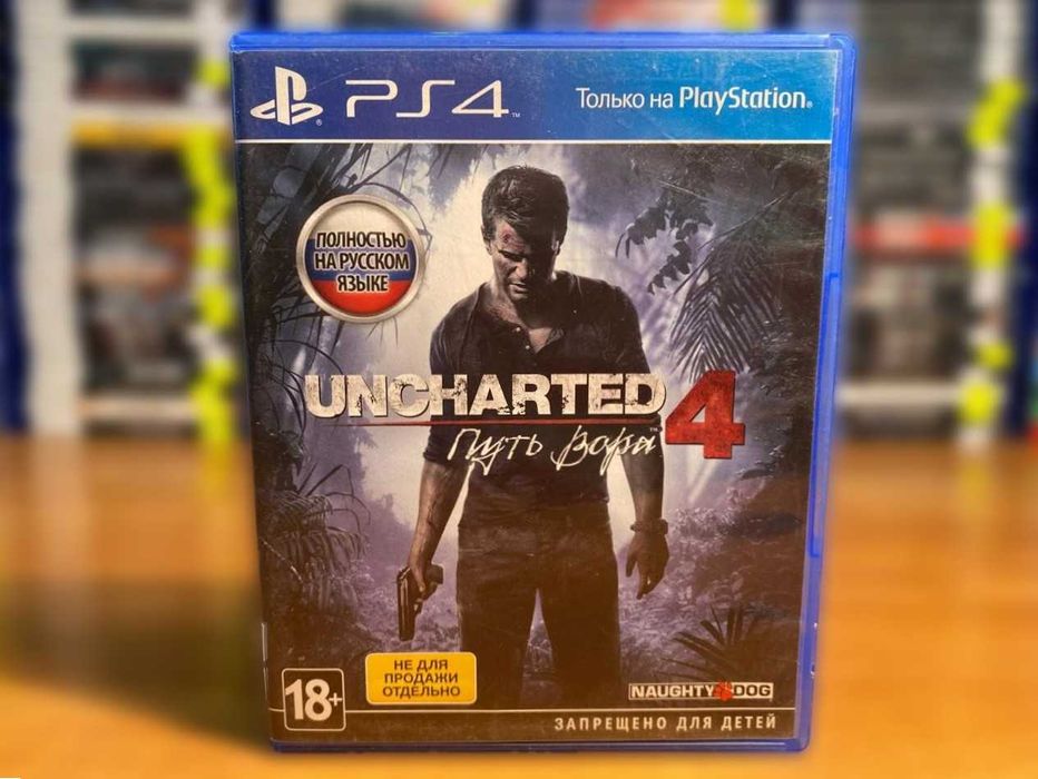 Uncharted 4: A Thief's End PS4/PS5 Анчартед 4: Путь вора Пс4 Много Игр