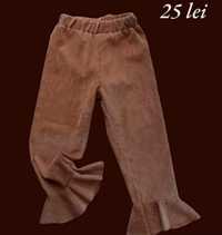 Pantaloni fetite evazați 4-5 ani