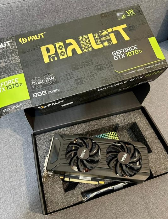 Видео карта GTX 1070 TI в идеальном состоянии