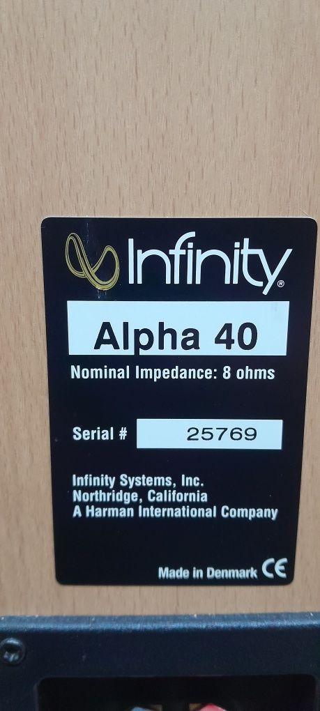 Тонколони INFINITY Alpha-40