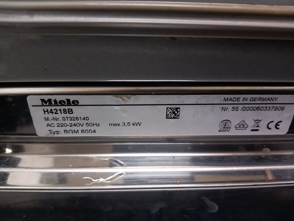 Иноксова фурна за вграждане Миеле Miele   24 месеца гаранция!